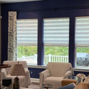 Zebra Blinds and Window Shades Installation in Winchester area.