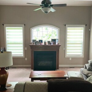 Zebra Blinds and Window Shades Installation in Winchester area.