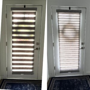Zebra Blinds and Window Shades Installation in Winchester area.